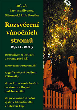Rozsvěcení vánočních stromů