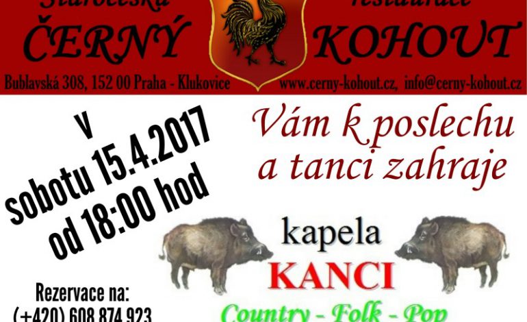 Kapela KANCI  v restauraci Černý kohout