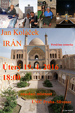 „Irán – Persií bez cestovky“ – cestovatelská beseda