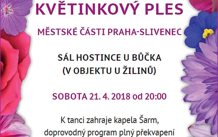 První květinkový ples Městské části Praha-Slivenec