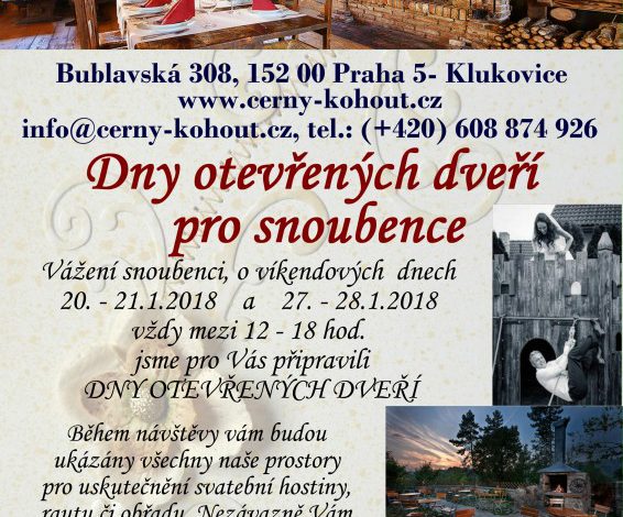 DNY OTEVŘENÝCH DVEŘÍ PRO SNOUBENCE