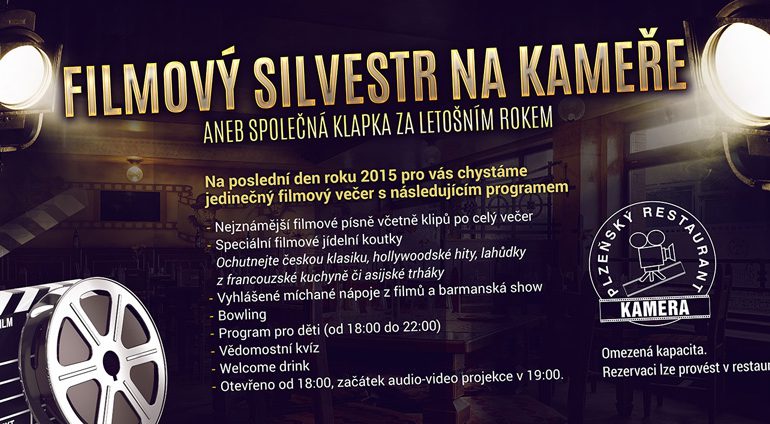 FILMOVÝ SILVESTR NA KAMEŘE aneb SPOLEČNÁ KLAPKA ZA LETOŠNÍM ROKEM