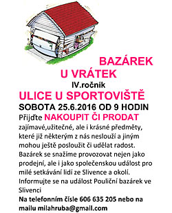 BAZÁREK U VRÁTEK IV. ročník