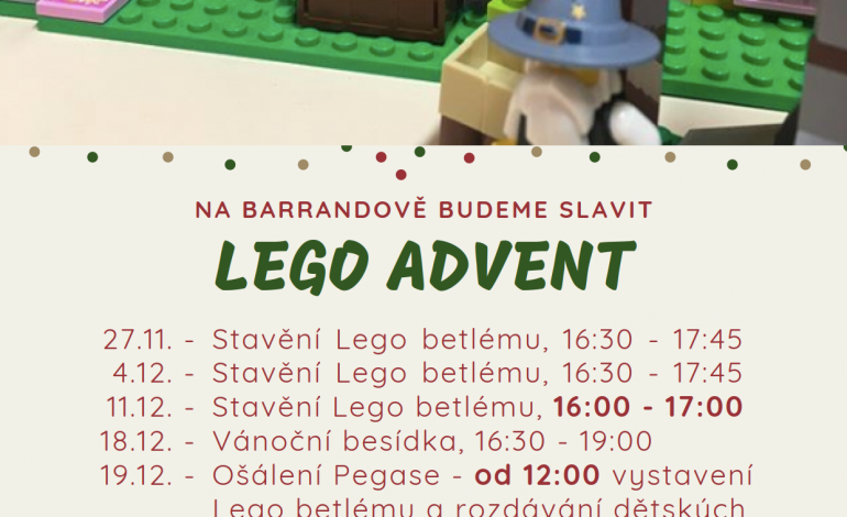 Barrandovský Lego advent