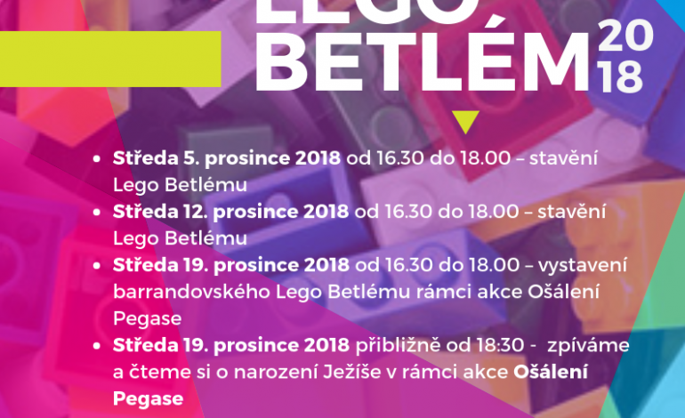 Barrandovský Lego betlém