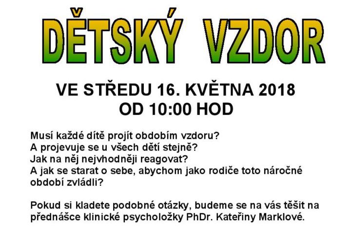 DĚTSKÝ VZDOR