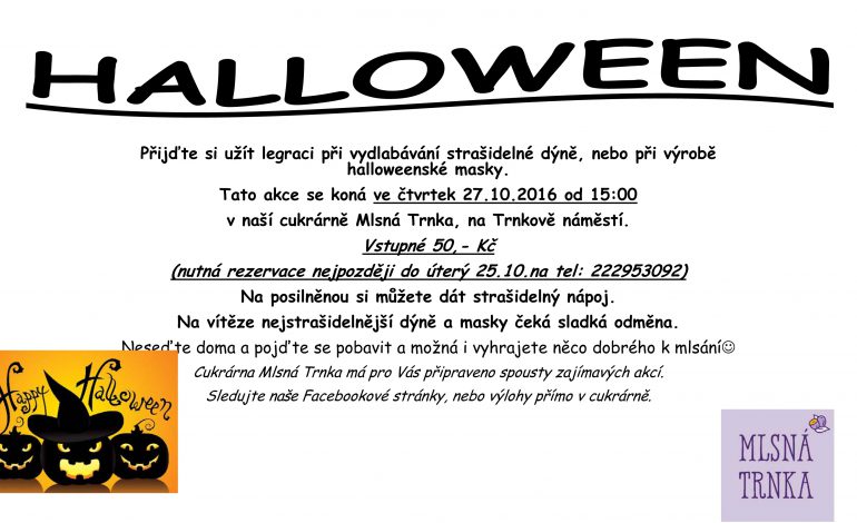 Halloween v cukrárně Mlsná Trnka