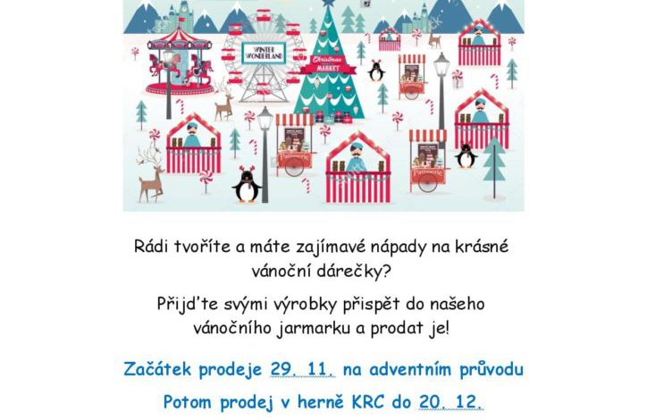 Vánoční jarmark v KRC Barrandov