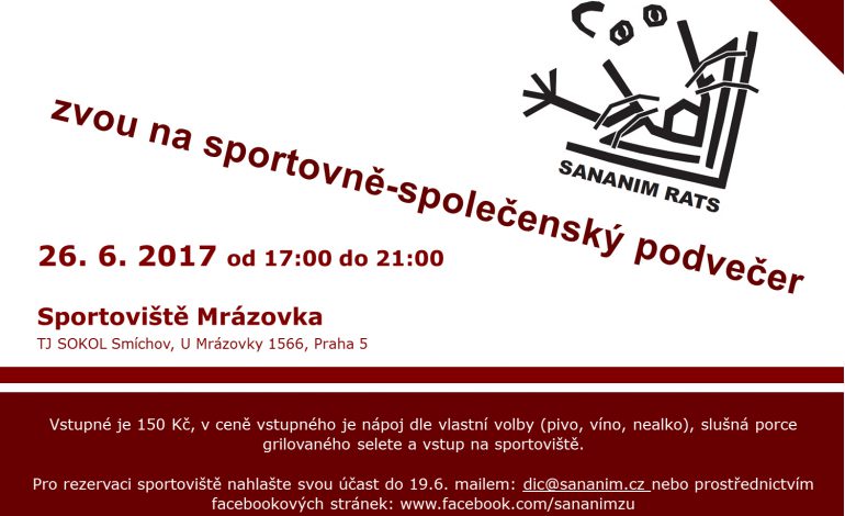 Společensko – sportovní akce pro širokou veřejnost v rámci celosvětové kampaně  „Support. Don’t punish“ v rámci Globálního dne proti drogám.
