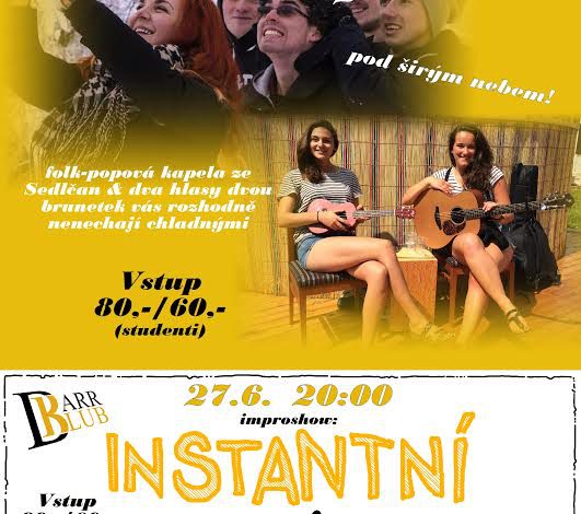 Two man improshow – improvizační show v Barrklubu