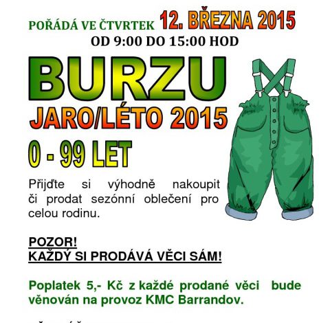 Burza – jaro/léto 2015 v KMC