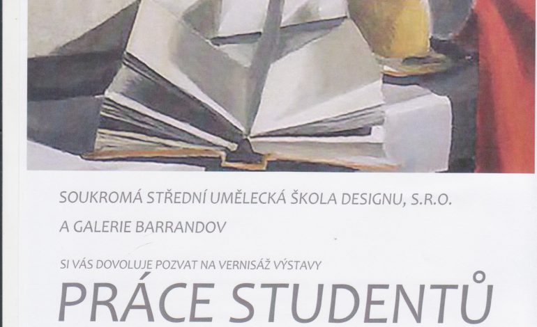 Výstava v Galerii Barrandov – PRÁCE STUDENTŮ SSUŠD
