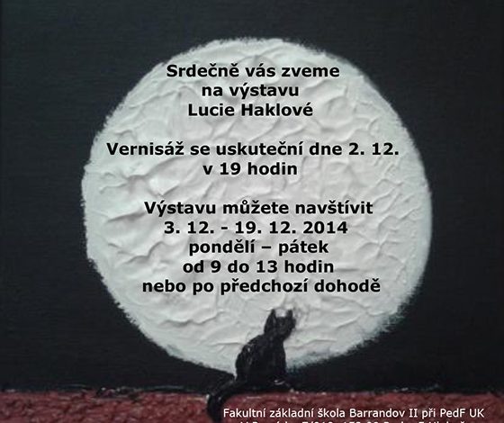 Výstava obrazů Lucie Haklové v Galerii Barrandov