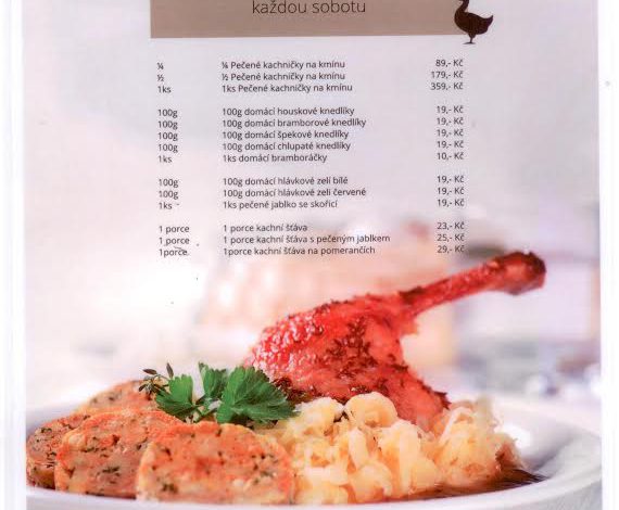 Kachní soboty v Restauraci Kamera – každou sobotu