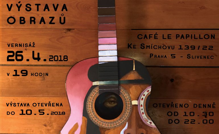 Marie Kolářová – výstava obrazů v Café le Papillon