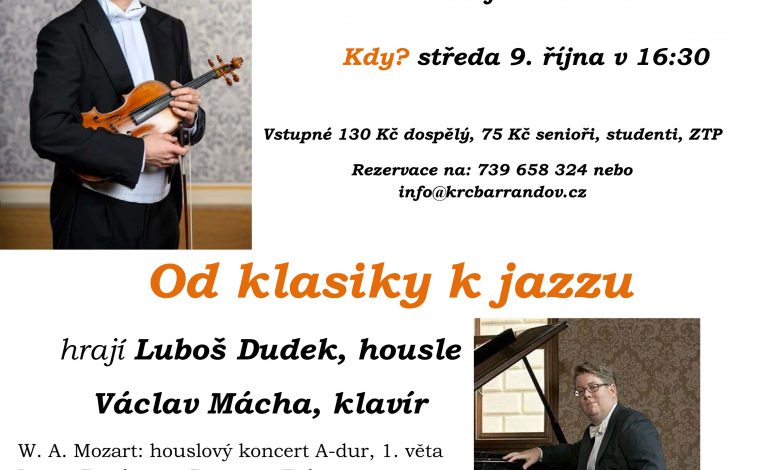 „Od klasiky k jazzu“ – koncert