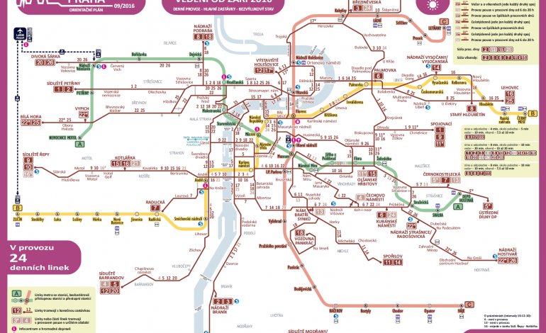 Linkové vedení tramvají od září 2016