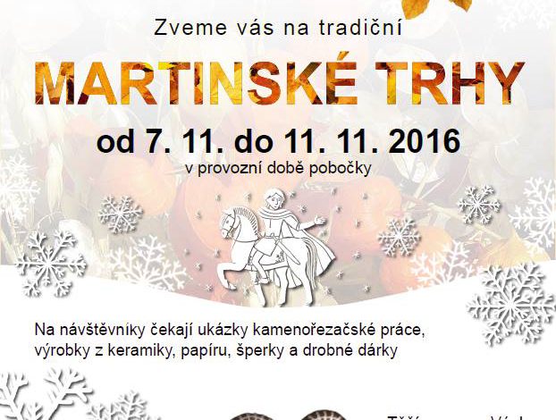 Martinské trhy na pobočce Městské knihovny