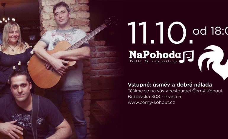 folková kapela Na Pohodu v Restaurace Černý kohout