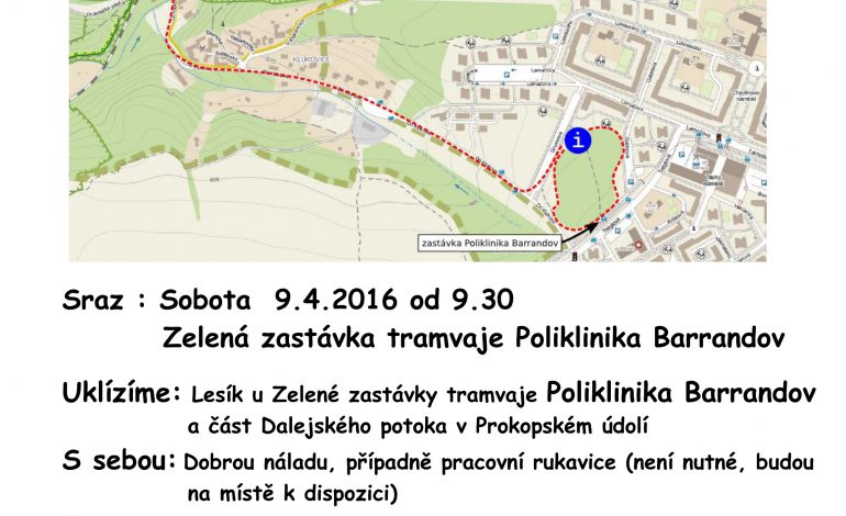 UKLIĎME SVĚT …a nebo alespoň kousek Barrandova
