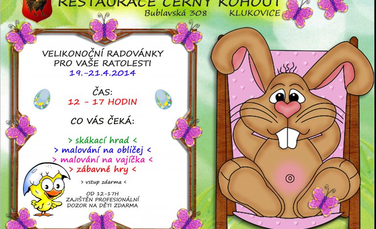 Velikonoční radovánky pro vaše ratolesti u Černého kohouta