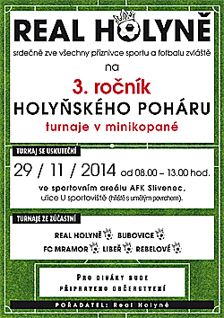 3. ročník HOLYŇSKÉHO POHÁRU