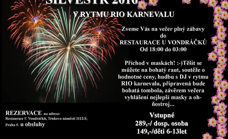Silvestr 2016 v Restauraci u Vondráčků