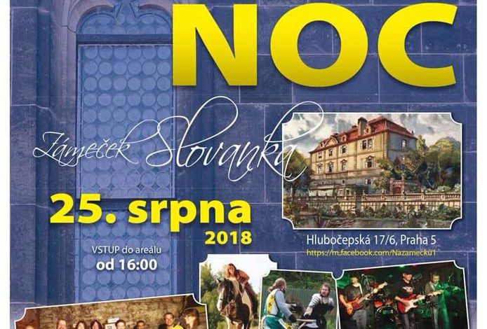 Hradozámecká noc na Zámečku Slovanka