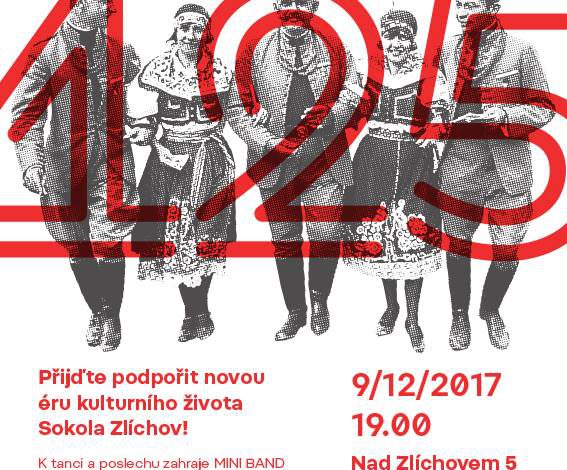 Taneční zábava k oslavám 125. výročí založení TJ Sokol Zlíchov