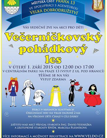 Večerníčkovský pohádkový les