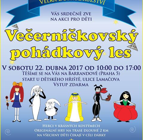 Večerníčkovský pohádkový les na Barrandově