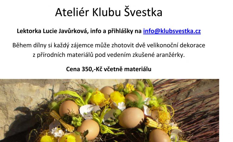Velikonoční tvořivá dílna pro dospělé