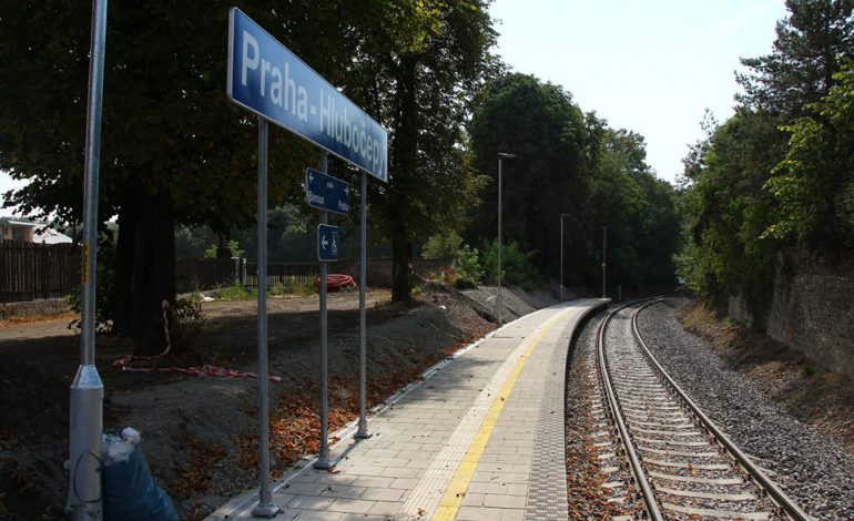 Nová železniční zastávka v Hlubočepích